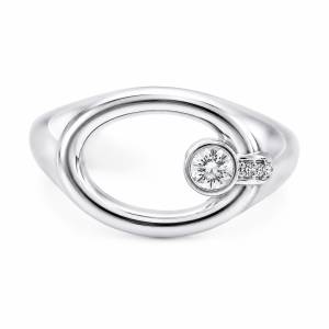 Sindy Bezel Elips Yüzük