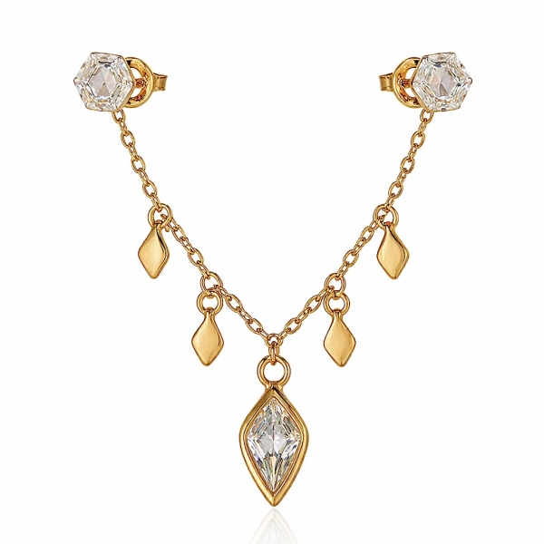 Bella Chain Küpe 1 / Sarı