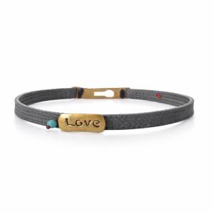Love Gri Tasarım Bileklik