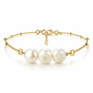 İtalyan Barok İnci Bileklik / Sarı