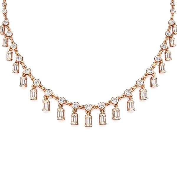 Begi Bezel Kolye / Rose