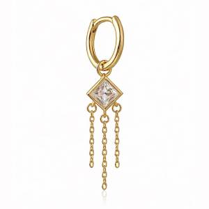 Bella Chain Küpe 4 / Sarı