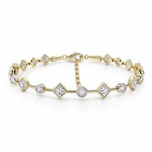 Mix Stone Zen Bileklik / Sarı