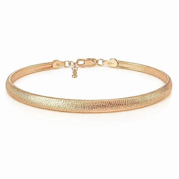 İtalyan Yassı Bileklik / Rose