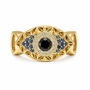 Premium Series Mavi Göz Yüzük