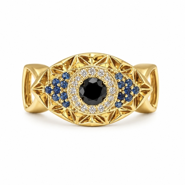 Premium Series Mavi Göz Yüzük