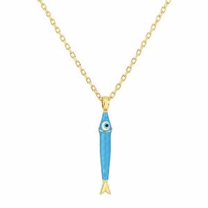 Blue Fish Kolye 