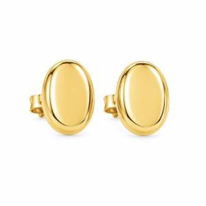 Premium Series Oval Minimal Küpe L
